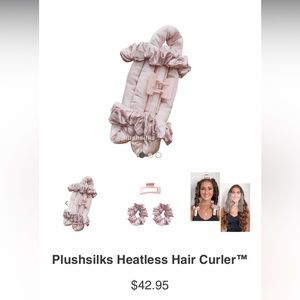 Brand New Plushsilks Heatless Hair Curling System